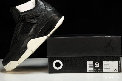 Hair Retro 4 Jordan Black Pony 0807